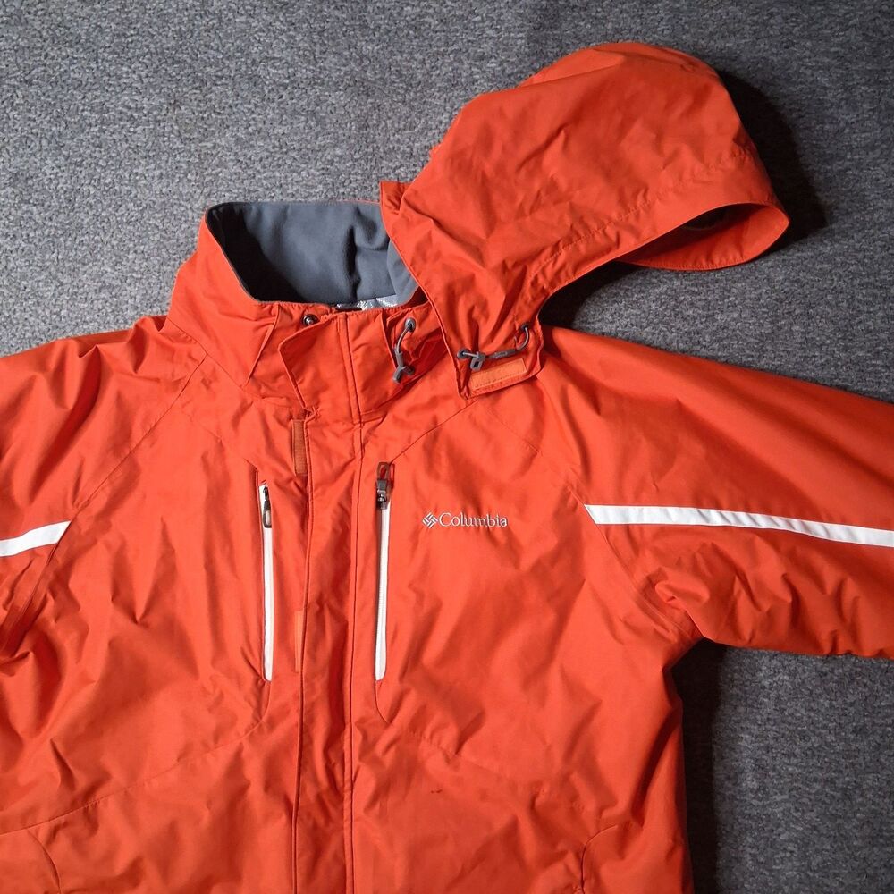 Columbia Women's Omni-Heat Waterproof Ski Jacket Orange Size L - Picture 10 of 16